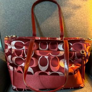 Coach diaper bag/tote